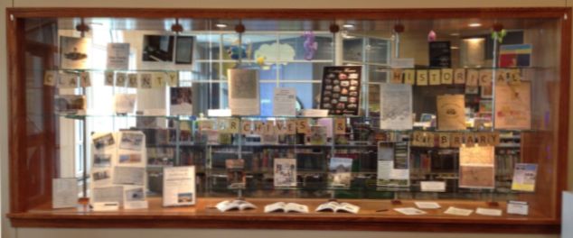 Archives display at Smithville MCPL.04-01-16 SandC