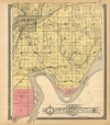 1914 South Central Clay County Lithograph