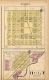 1914 Linden and Holt Town Plats Lithograph