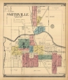 1914 Smithville Town Plat Lithograph